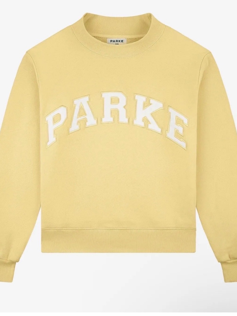 Parke Varsity Mockneck in Peel Size L/XL